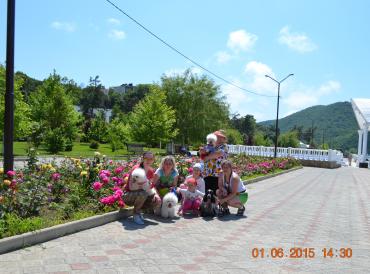 Отдых на Черноморском побережье, Абрао-Дюрсо, июнь 2015 г.